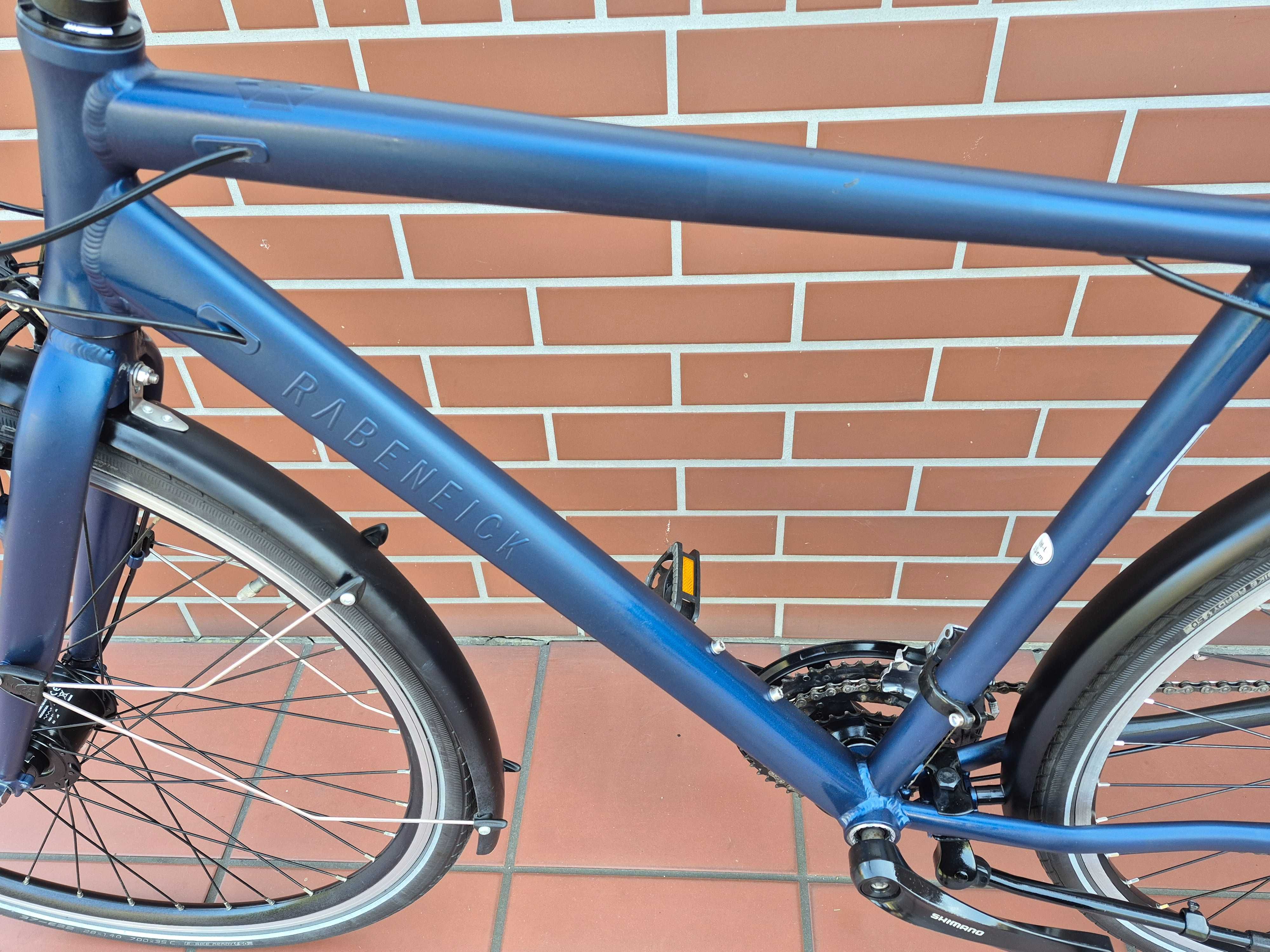 Rower niemiecki Rabeneick Rama 55cm Shimano Deore