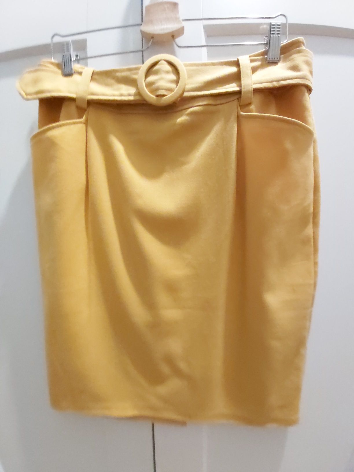 Musztardowa spódnica Orsay 40 nows