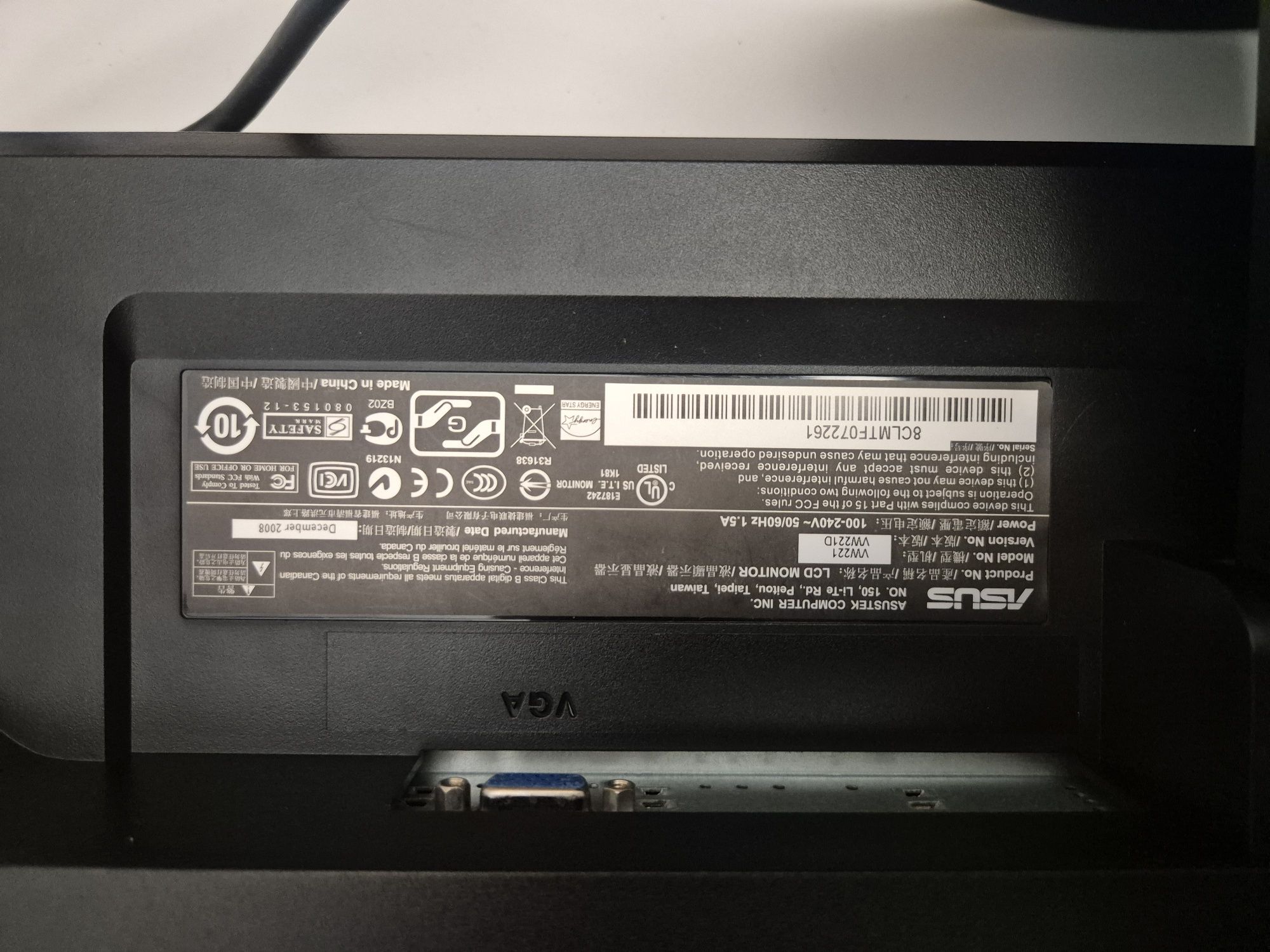 Monitor asus vw221d