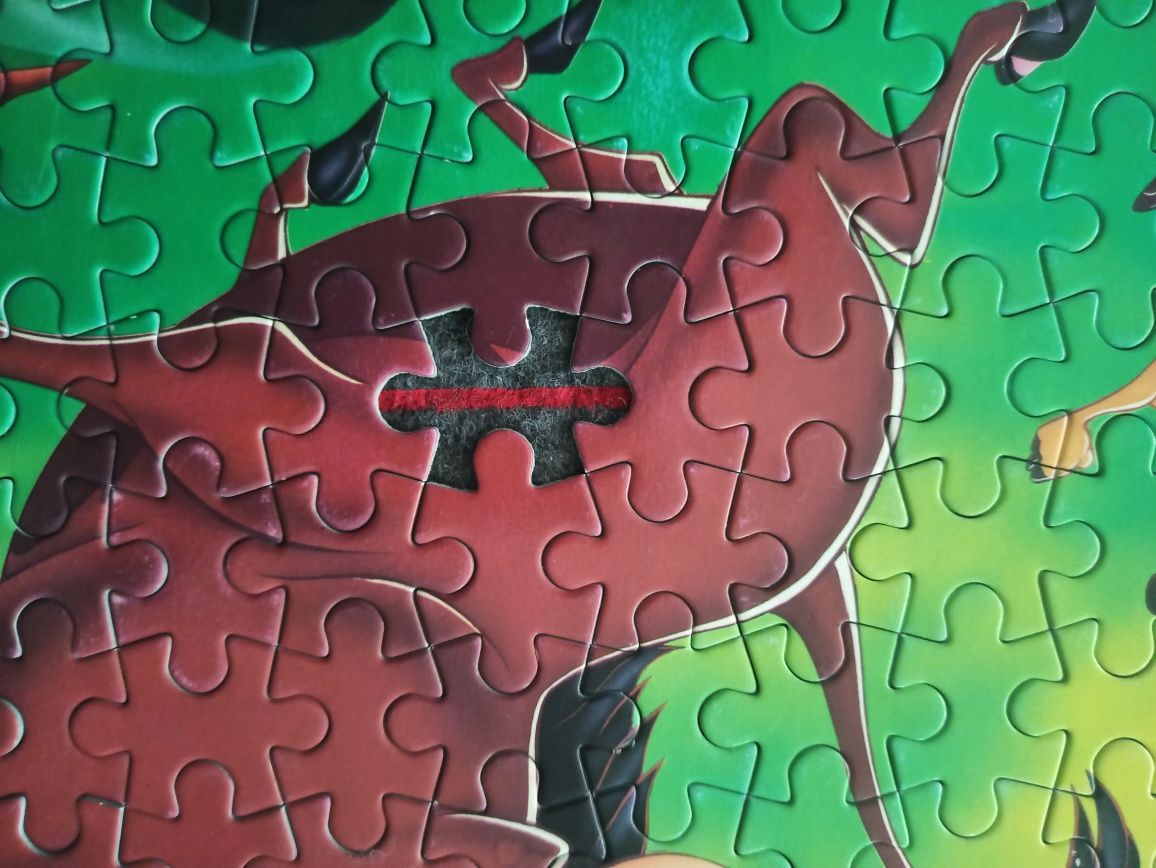 Puzzle Król Lew 400 elementów lata 90.