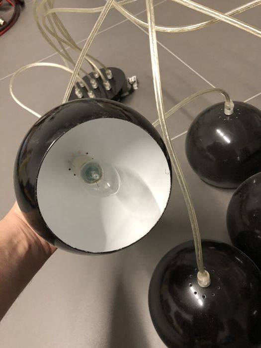 Żyrandol długi 7 kulek. Okazja