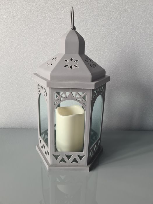 Świecznik glamour LED