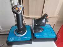 Saitek x45 joystick wolant przepustnica wysłka