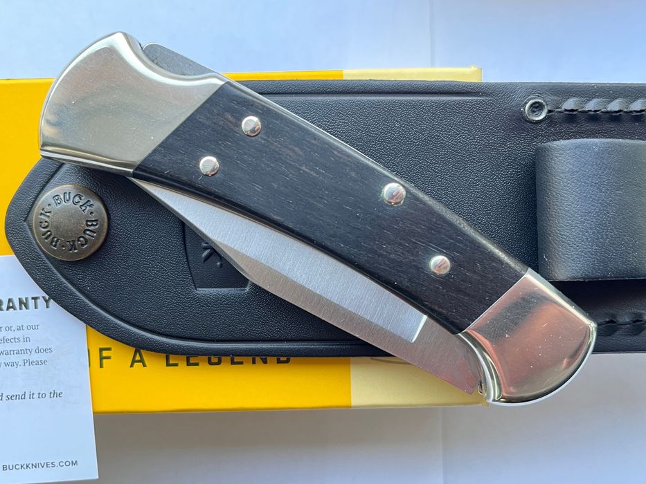 Buck 112 “Ranger” Nickel Silver (Made in USA) drop point/clip point