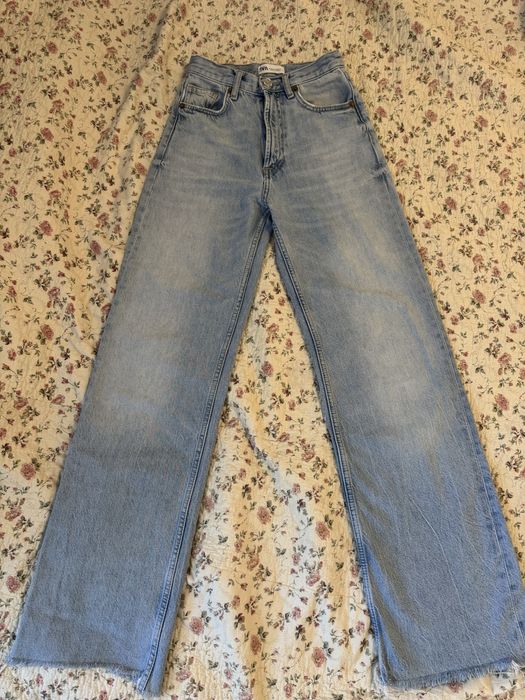 Джинси zara wide leg 32 нові