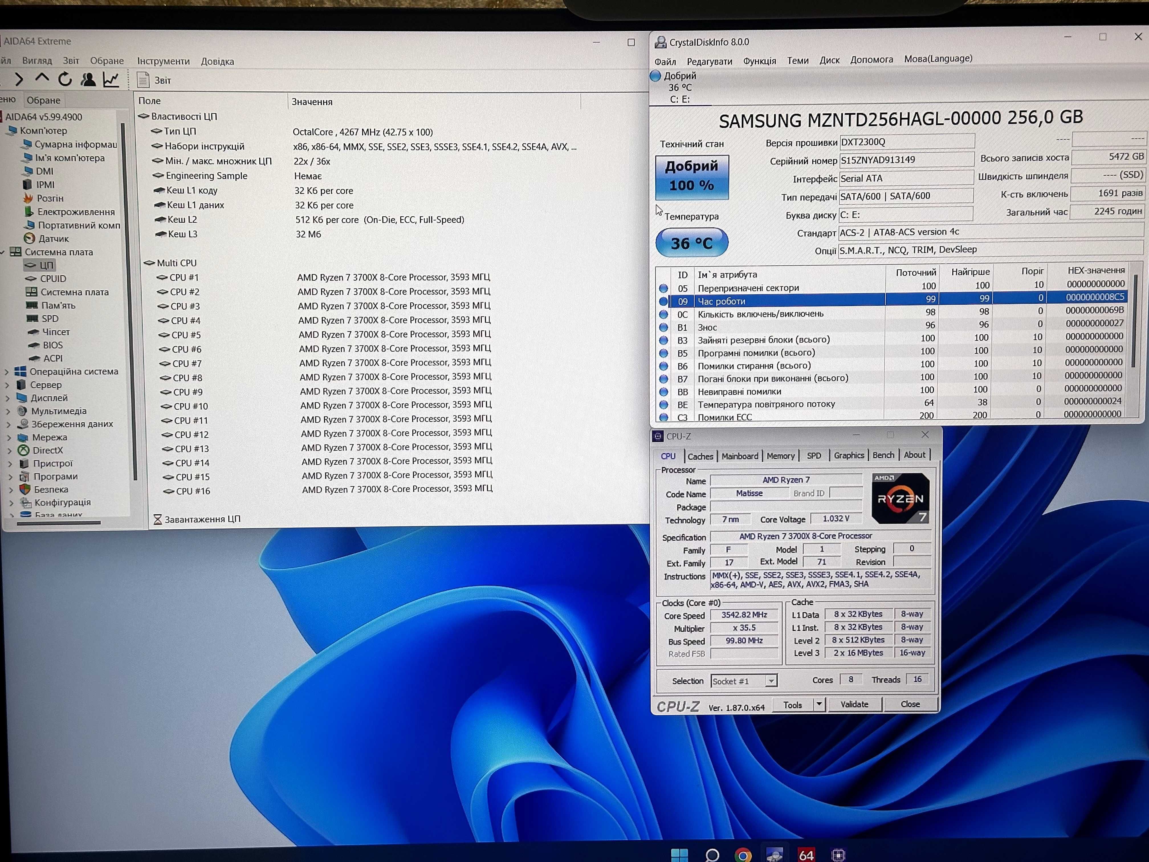 Комплектуючі/AORUS/Ryzen7/3700x/B450/AM4/DDR4/16gb/256gb/miniITX