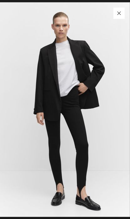 Mango Zara M лосини легінси зі штрипками лосины