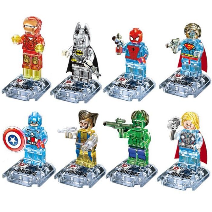 Figura tipo Lego Marvel e DC Comics - ver outras fotos