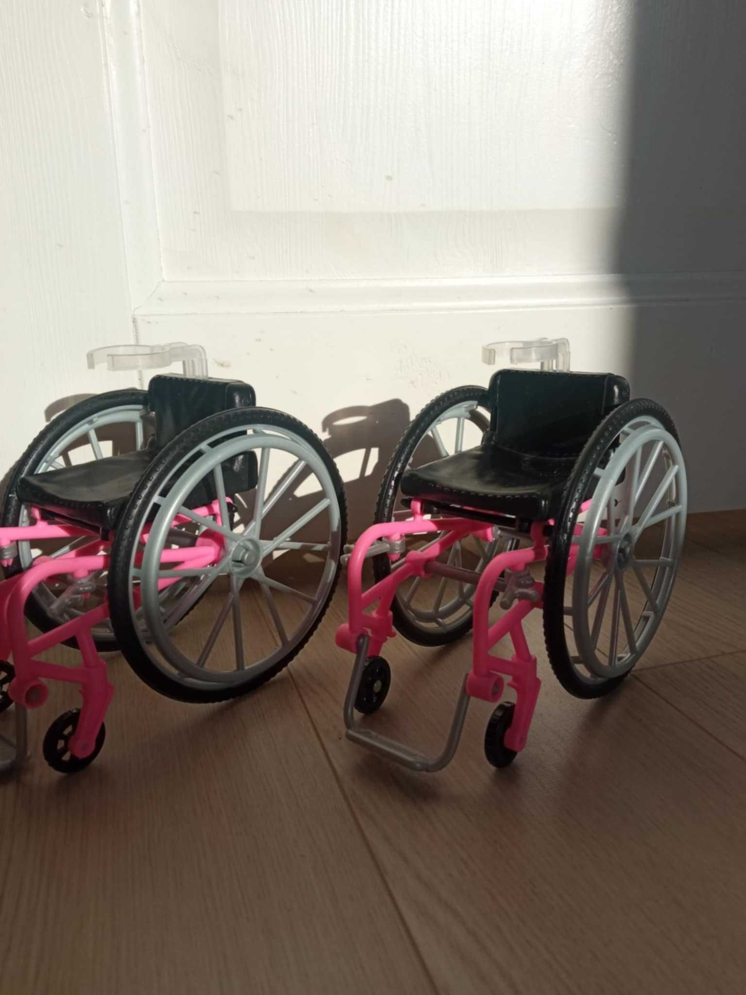 2 Wózki inwalidzkie dla lalek Barbie sztuka 15 zł