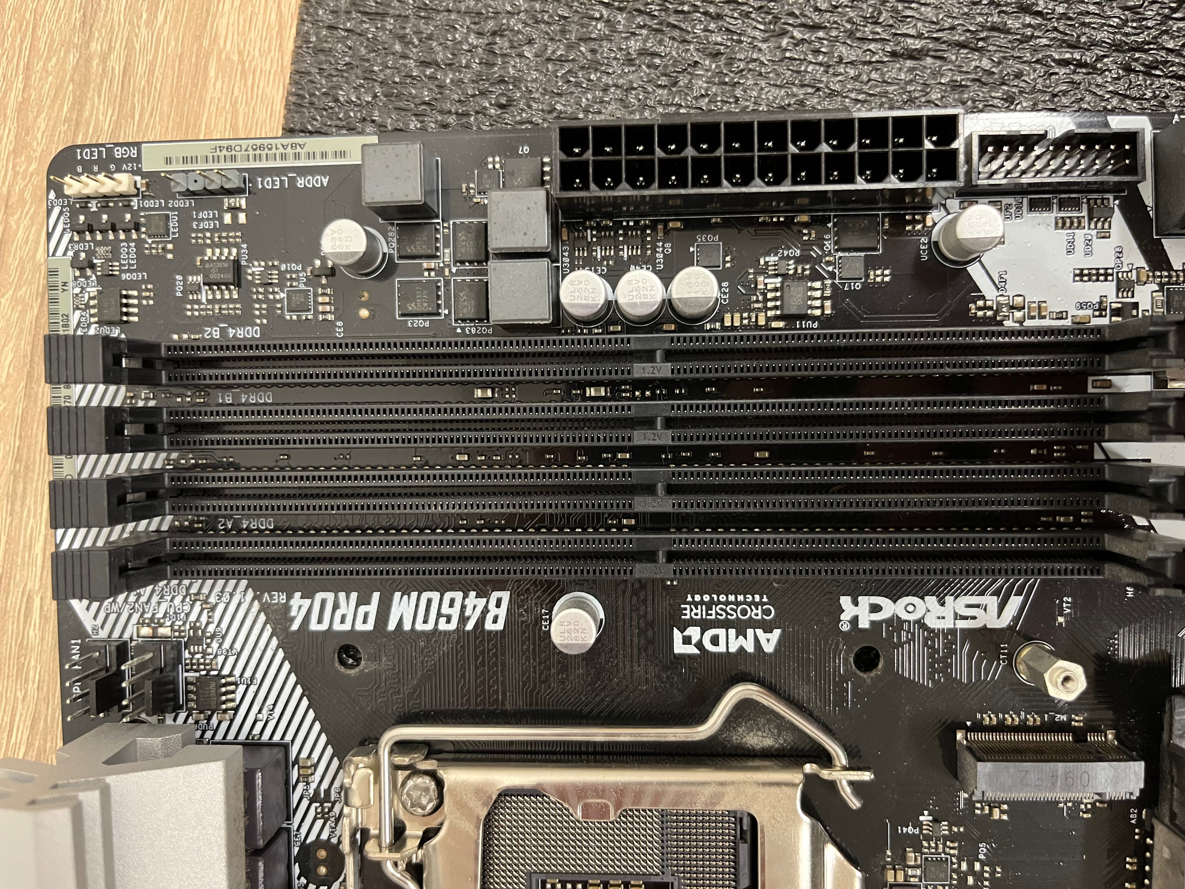 Procesor Intel Core i3-10100f 4c/8t + płyta główna ASRock B460M Pro 4