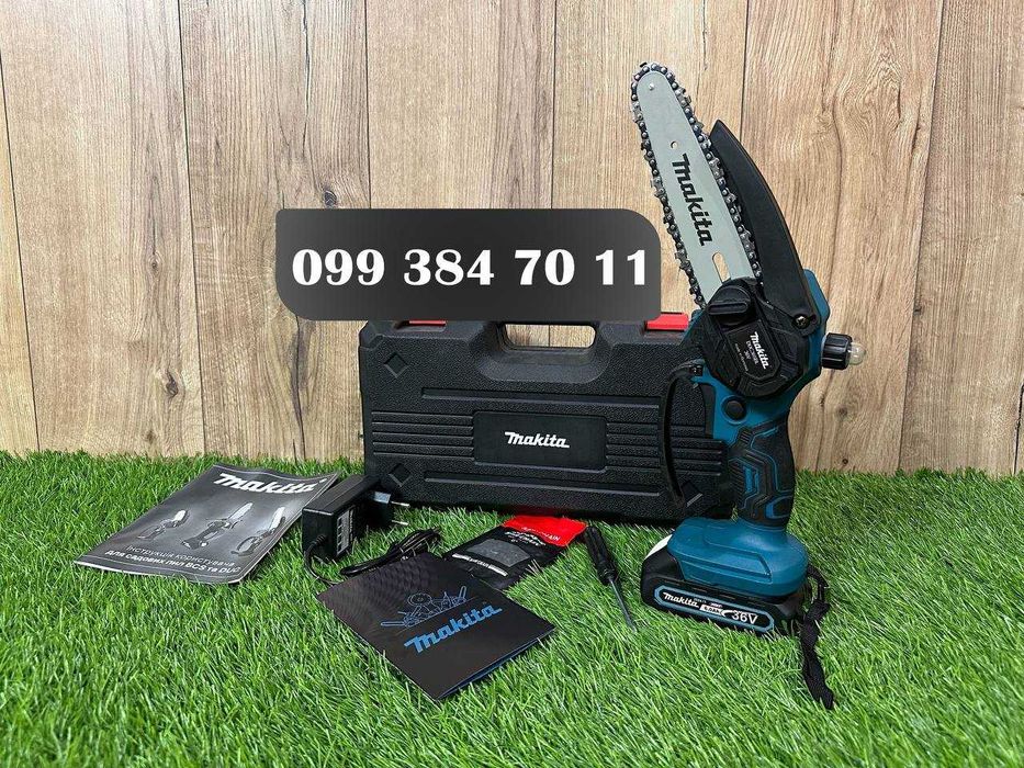 Пила аккумуляторна makita міні 15см макіта мини пила сучкорез 1 АКБ 6А