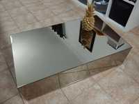 Mesa centro espelhada a espelho bronze 1000×600×270