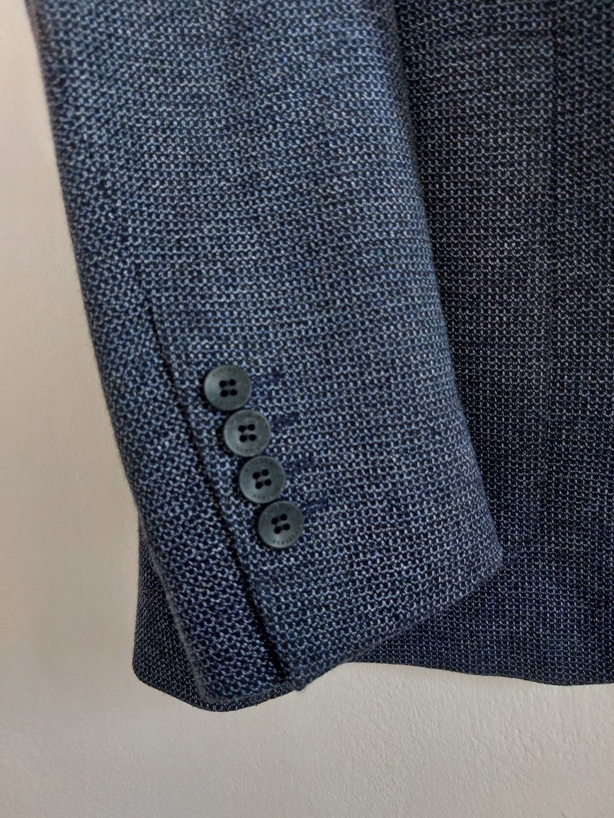 Elegancka marynarka super slim granatowa Vistula
