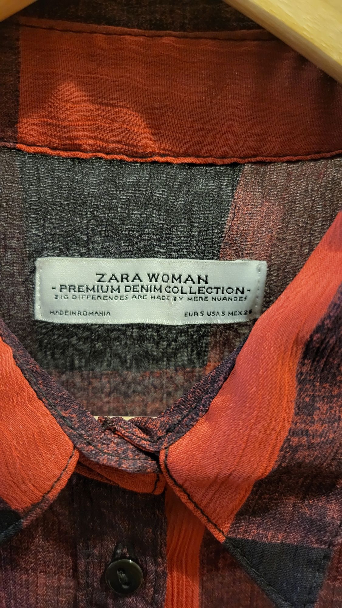 Sukienka koszulowa Zara Premium S