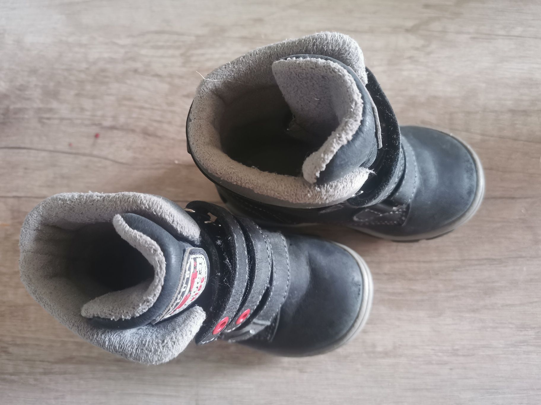 Buty buciki kozaki wysokie za kostkę zimowe chłopiec Lasocki 20