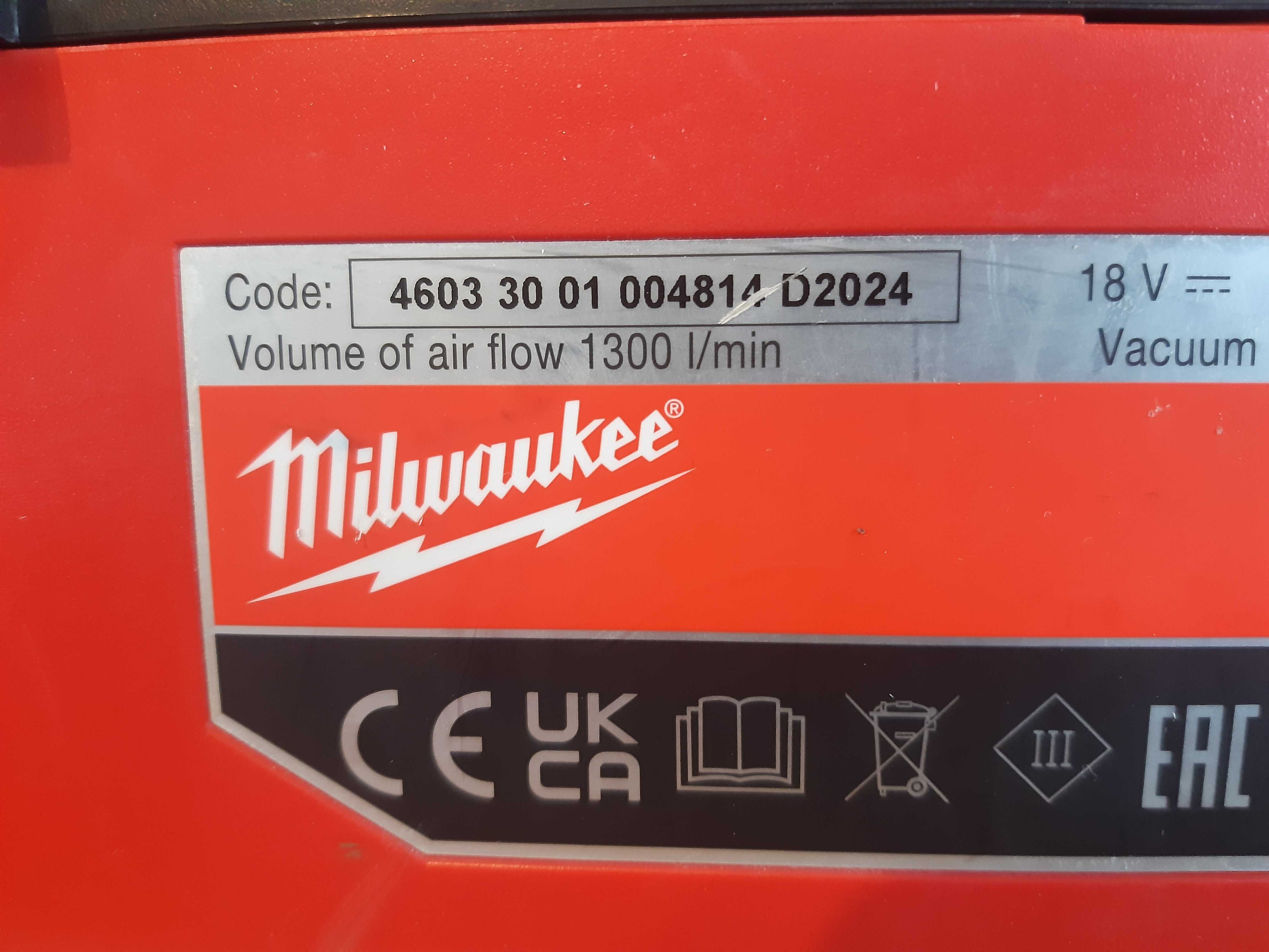 Odkurzacz przemysłowy Milwaukee M18 VC-2