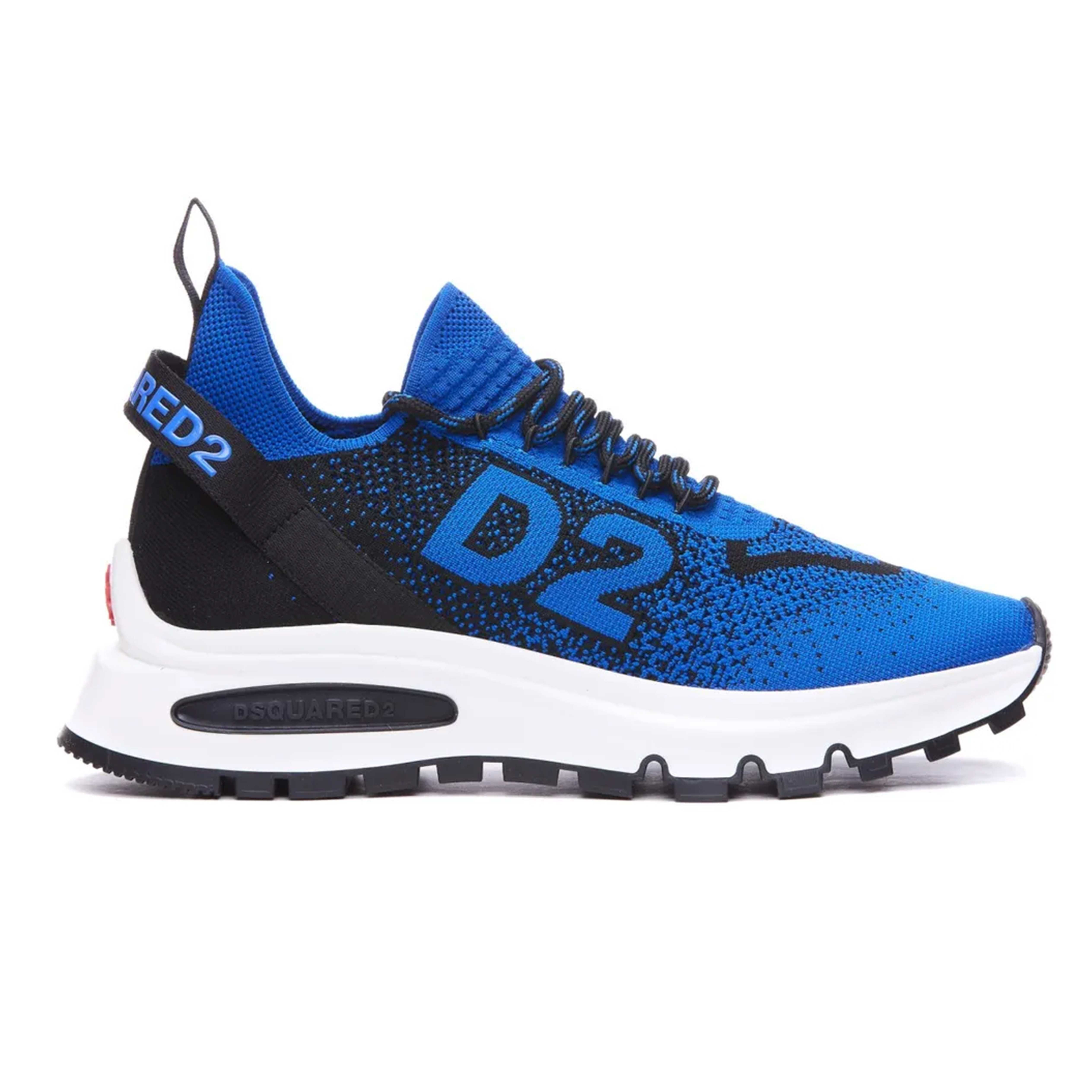 DSQUARED2 Run DS2 włoskie sneakersy buty BLUE