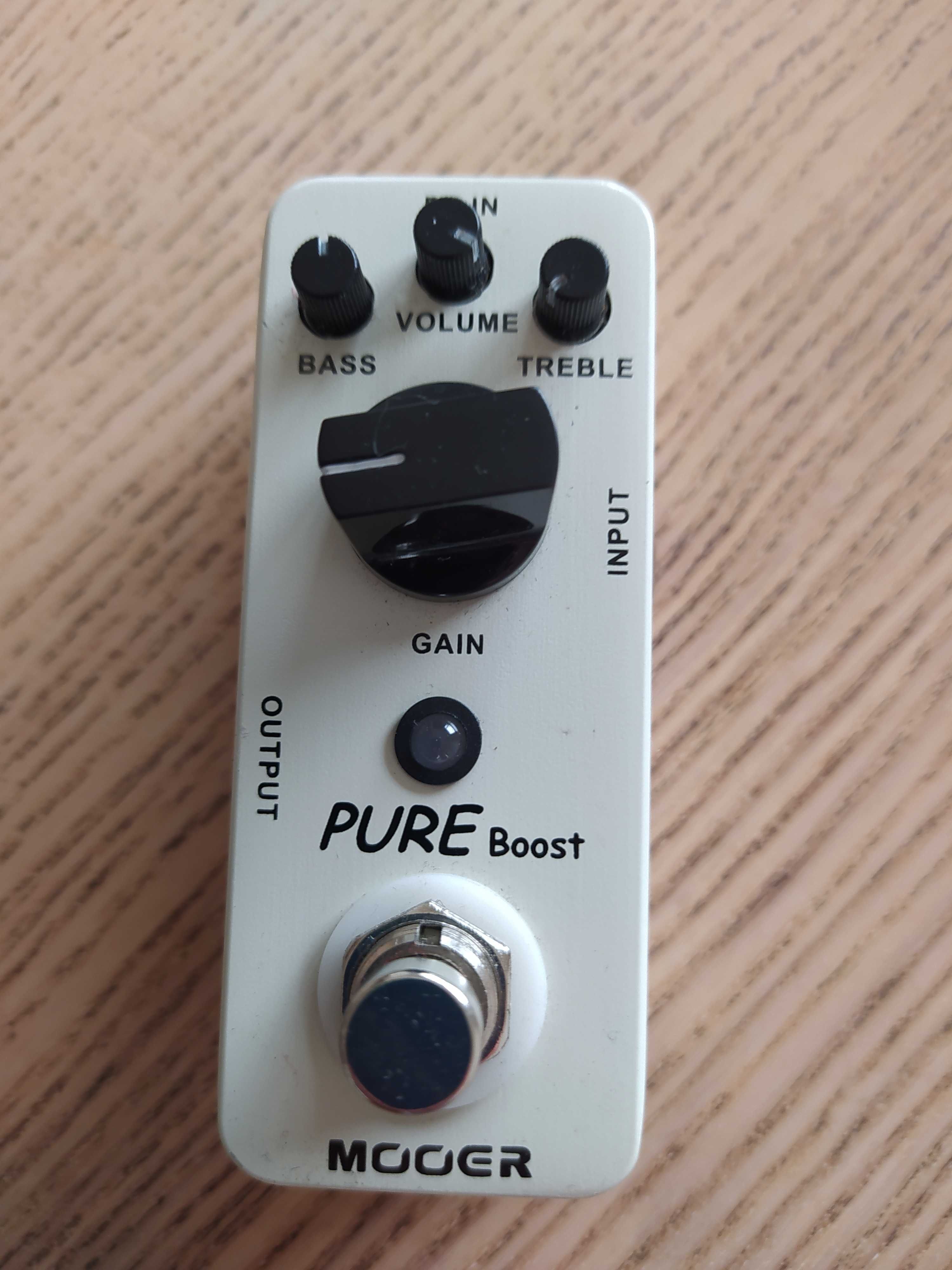 Pedal para guitarra mooer pure boost