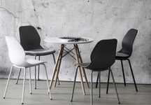 IKEA BRORINGE rama podstawa nogi krzesło 52x50x45 cm białe do LEIFARNE