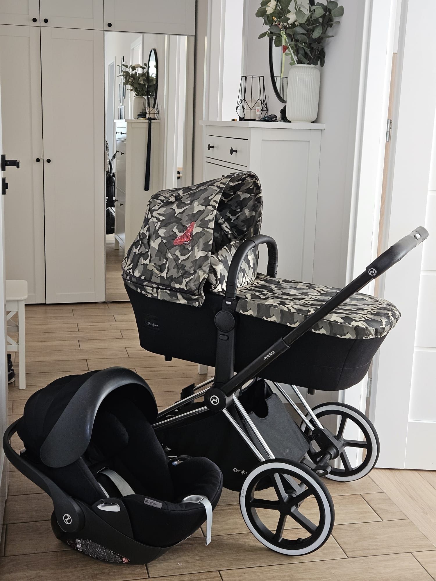 Wózek 3 w 1  Cybex priam Butterfly 1.0