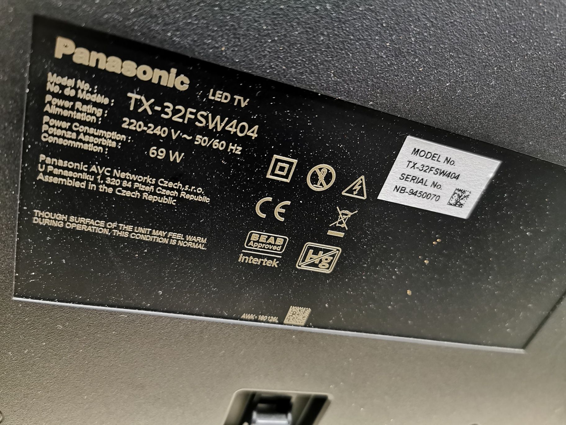 32" Panasonic Smart TV Wifi  netflix youtube ideał telewizor led a+
