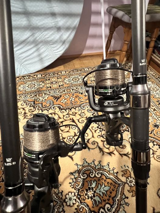 Коропові сигналізатори, вудлища і катушки і тд