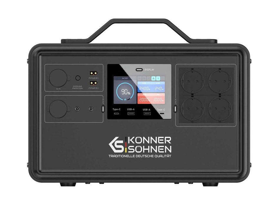 Зарядна станція Konner&Sohnen KS 2400PS — НОВА, офіційна, з гарантією!