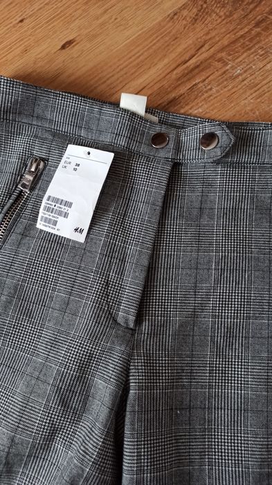 Nowe spodnie H&M kratka rozmiar 38