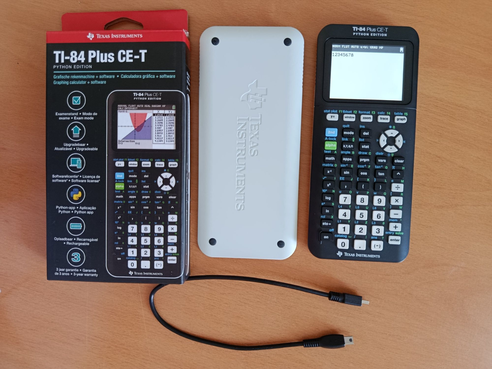 Texas TI-84 Plus CE-T na Garantia 2anos 
TI‑84 Plus CE-T