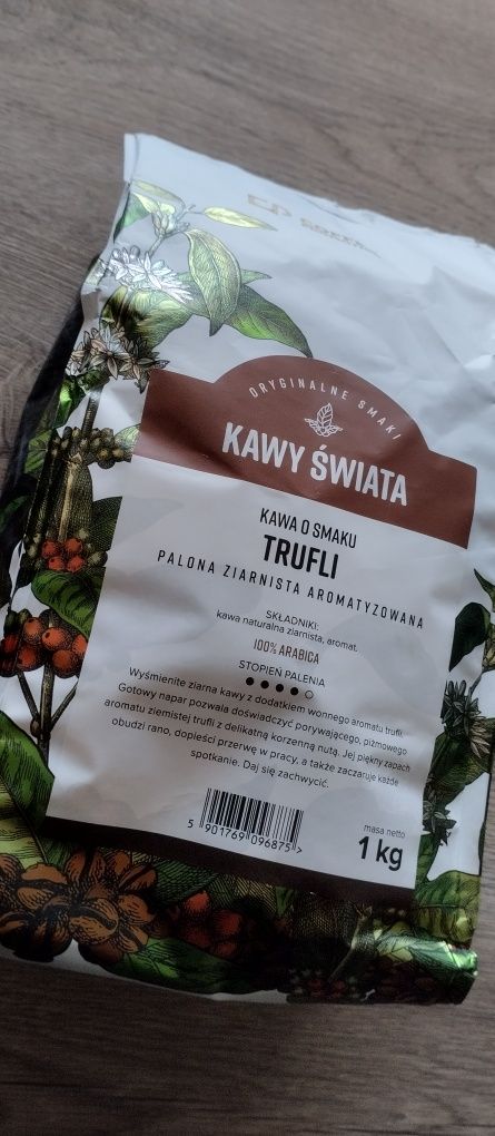 Kawy Świata ziarnista smak trufli truflowa 1 kg