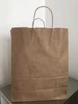 Sacos de papel Kraft para Delivery, Uber Eats, Glovo,Take Away