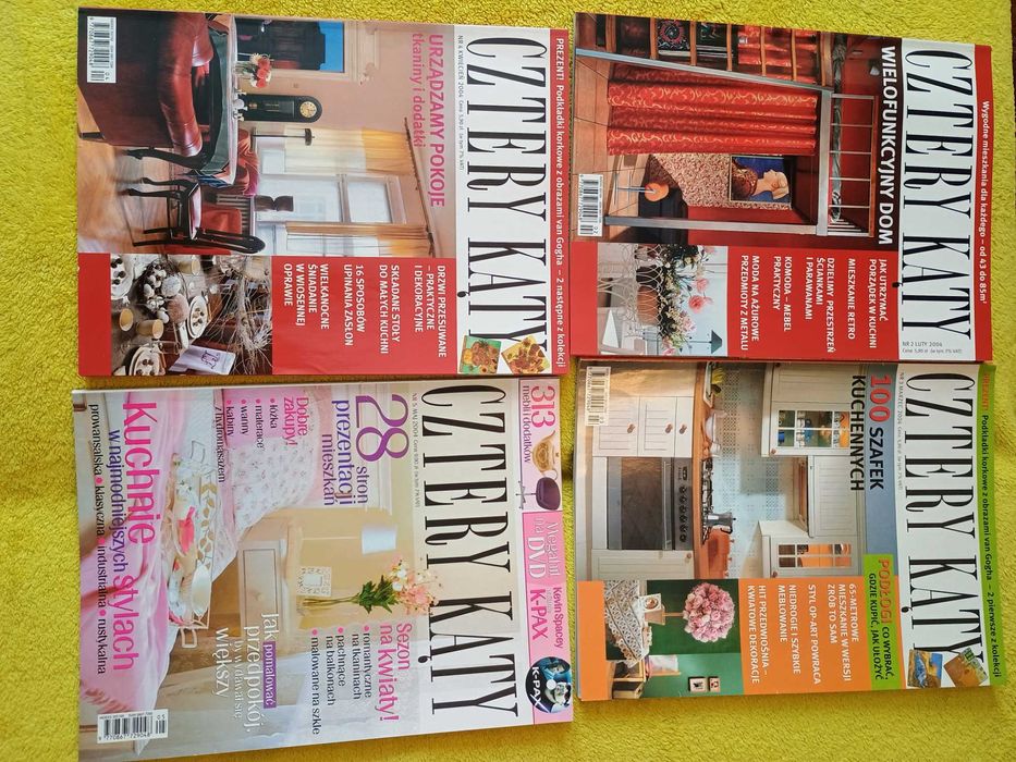 Czasopisma "Cztery Kąty" rok 2004 bez stycznia