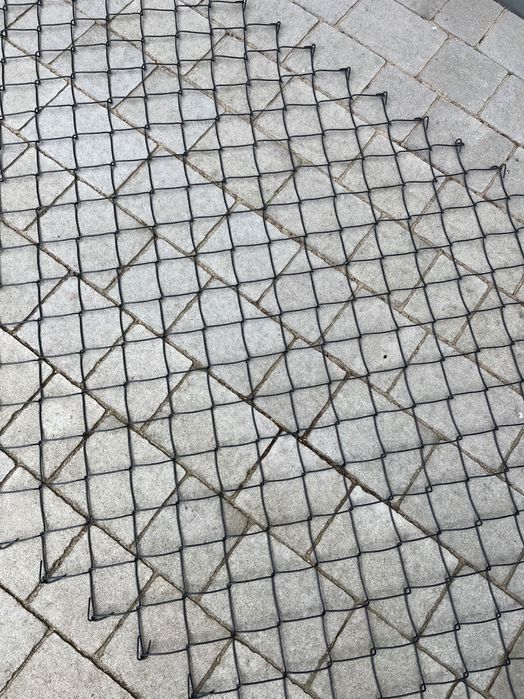 Siatka ogrodzeniowa pleciona antracyt 1 m x 10 m
