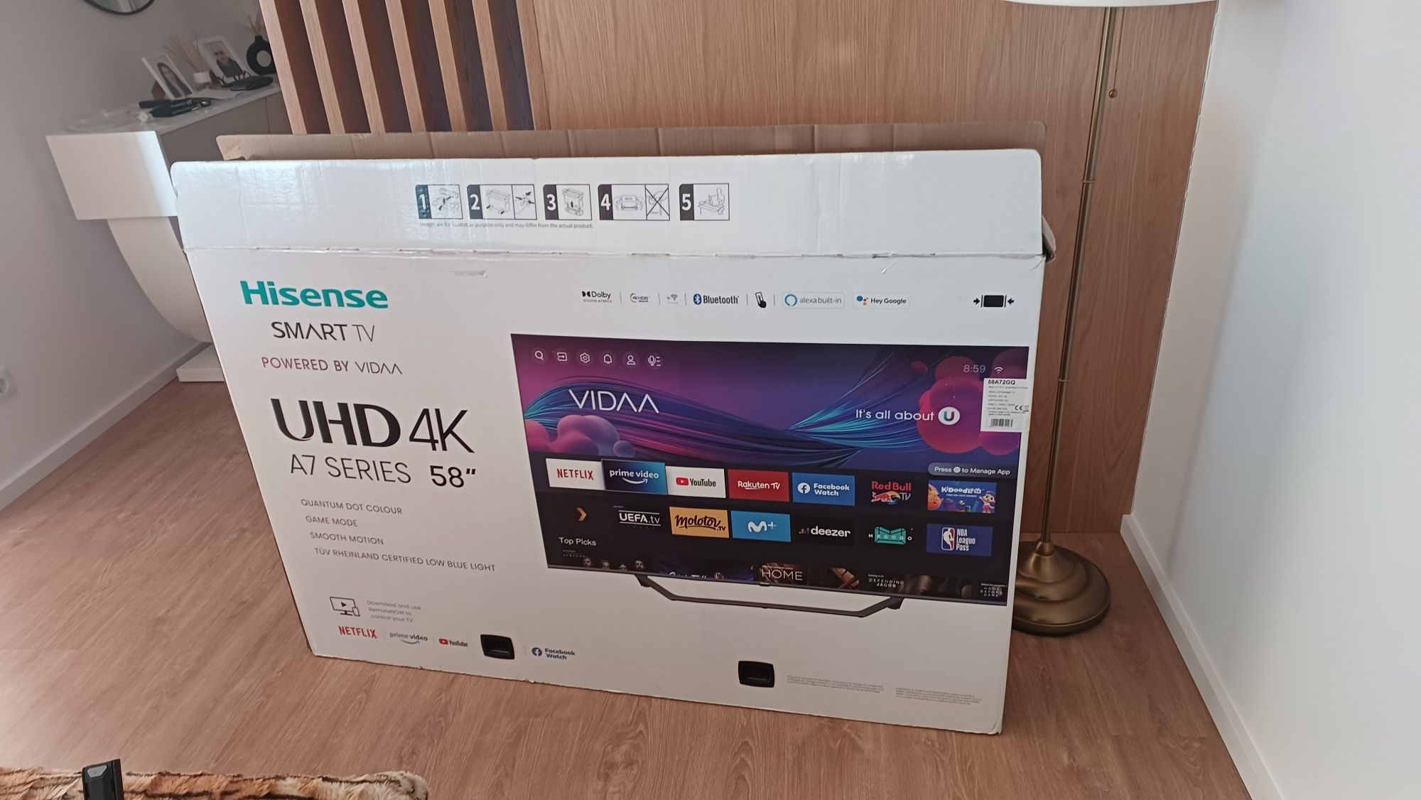 Hisense 58 4K UHD C/GARANTIA 2 anos