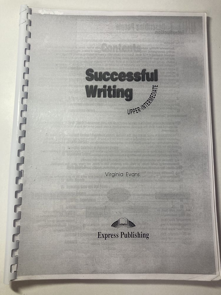 Successful writing upper-intermediate Virgina Evans Express Publishing