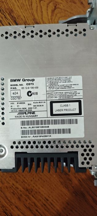 Radio profissional BMW E 82