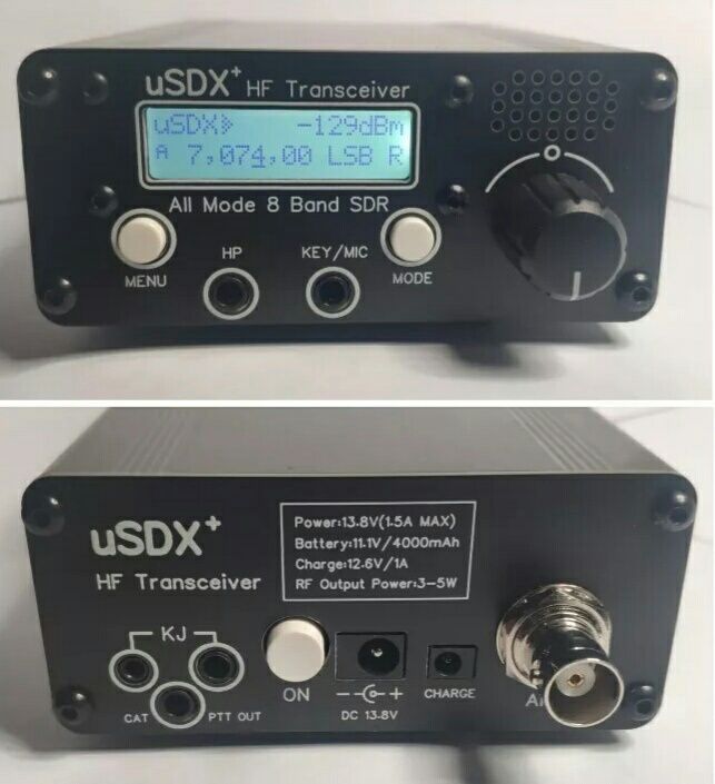 uSDX mini з акб 4000мА, для роботи на природі, QSO/P