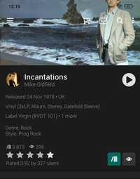 Mike Oldfield Incantations 2 X LP Gatefold Album Virgin VDT101 UK 1978