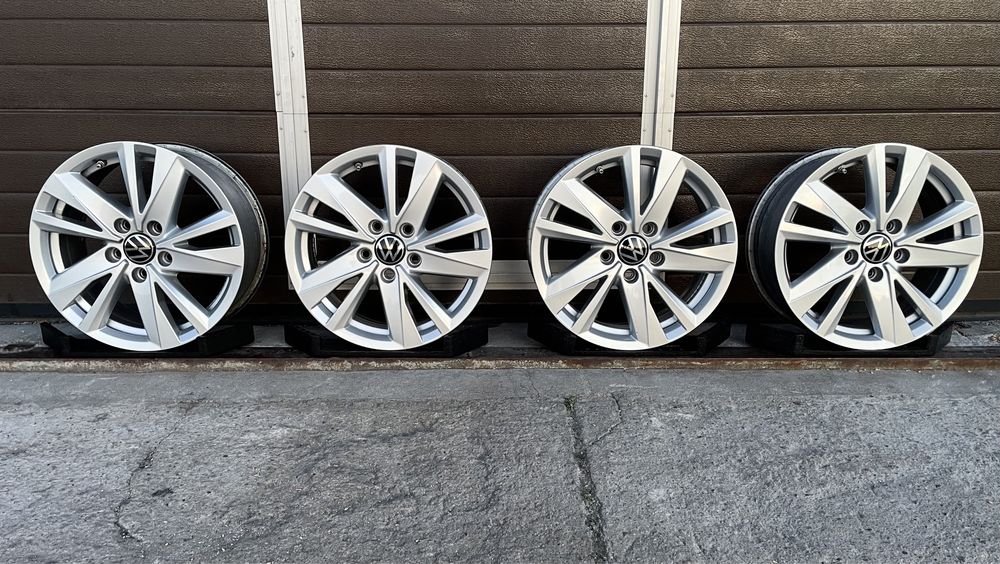 4x felgi aluminiowe 5x112 r16 et48 6,5J Alufelgi Oryginał VW 16” TPMS