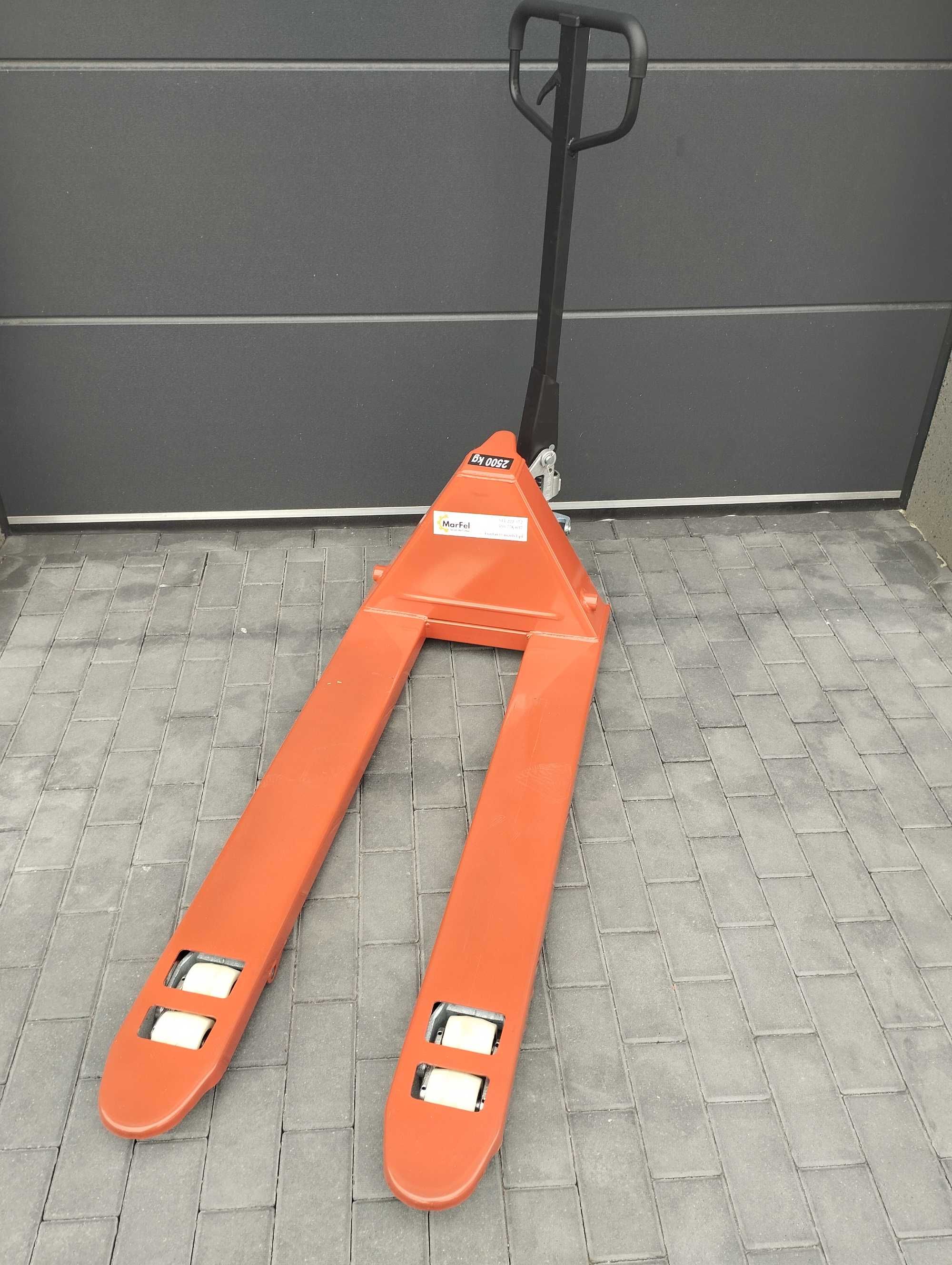 Wózek paletowy ręczny paleciak ręczny 2500kg 80/ 100/ 120cm widlak