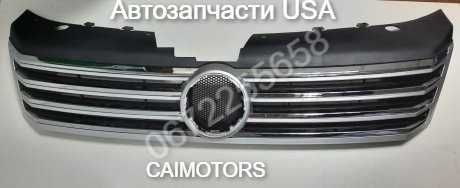 Решетка радиатора гриль центральная верхняя Passat B7 B8 Европа США