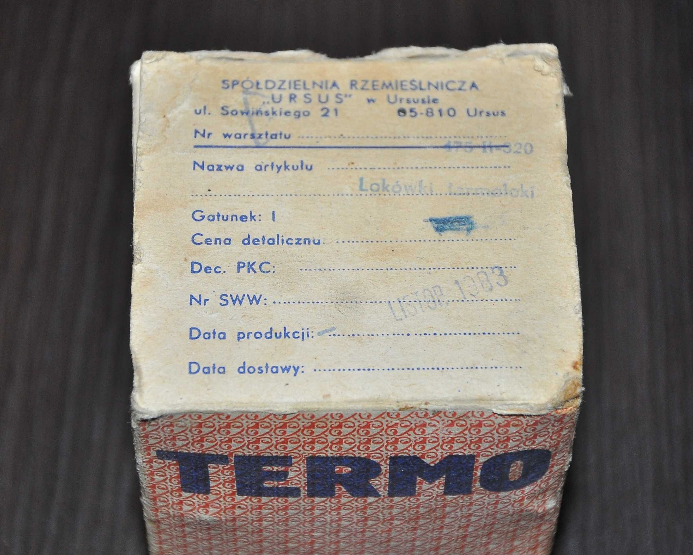 TERMOLOKI z PRL-u - Ursus 1983 12 szt - Nowe