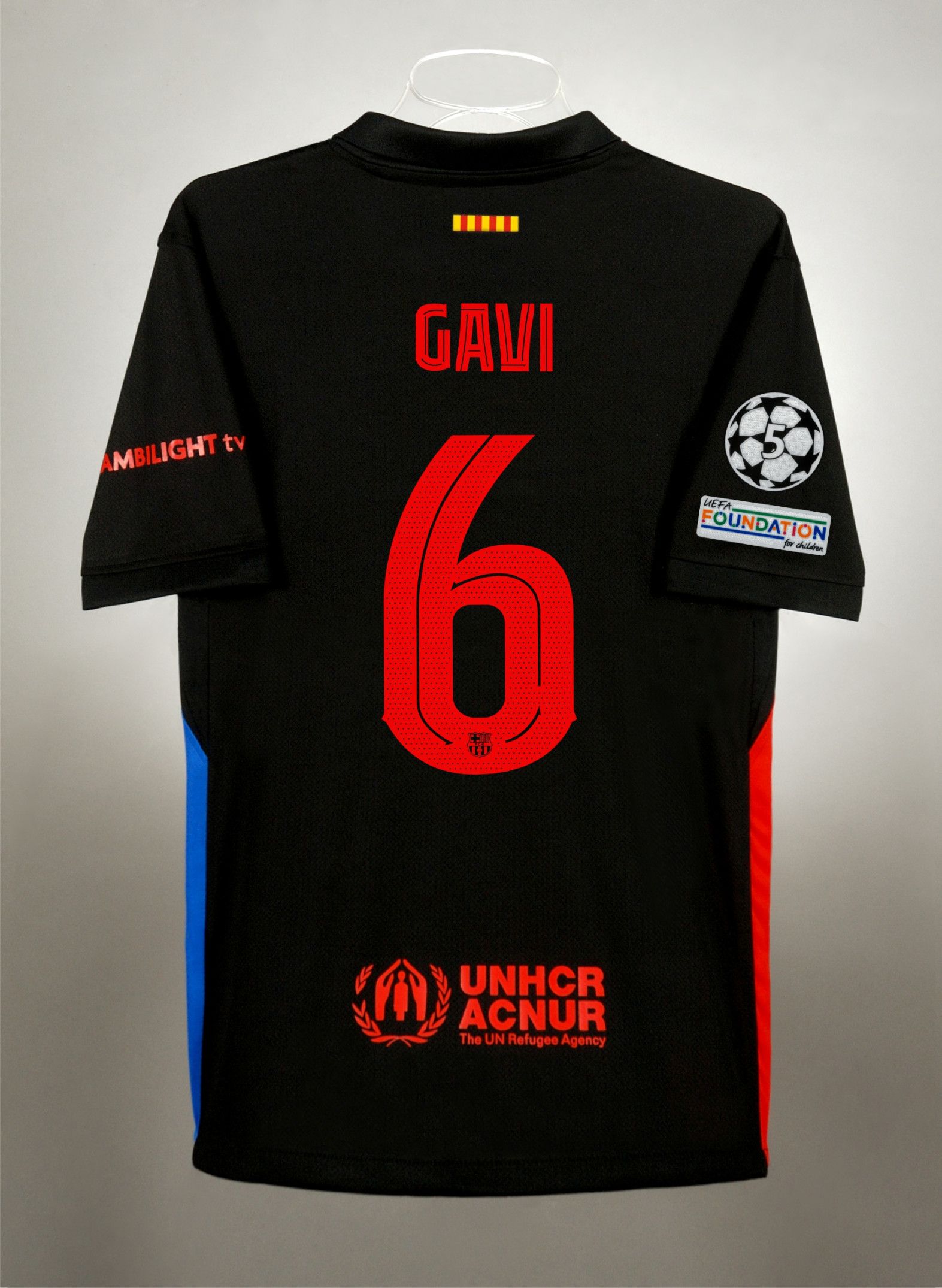 Koszulka FC Barcelona 24/25 LM wyjazdowa GAVI 6 r. XL 48h