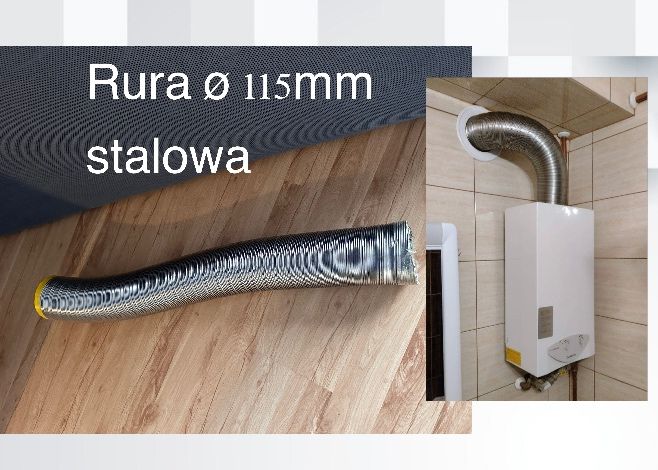 Rura ø 115mm wentylacyjna/ do piecyka gazowego