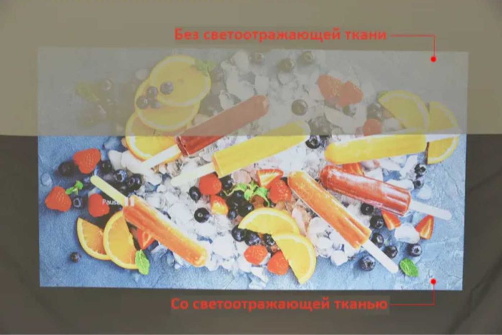 TouYinger 130" Світловідбиваюча тканина для екрану проектора (*Київ*)