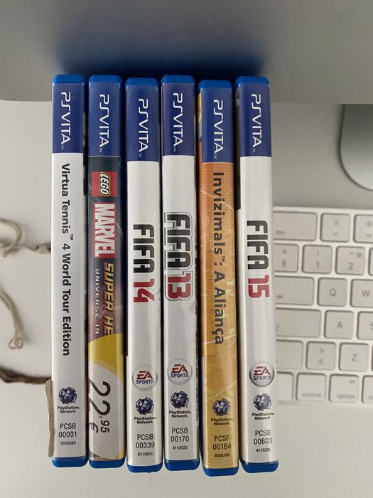 Jogos da PSvita em bom estado