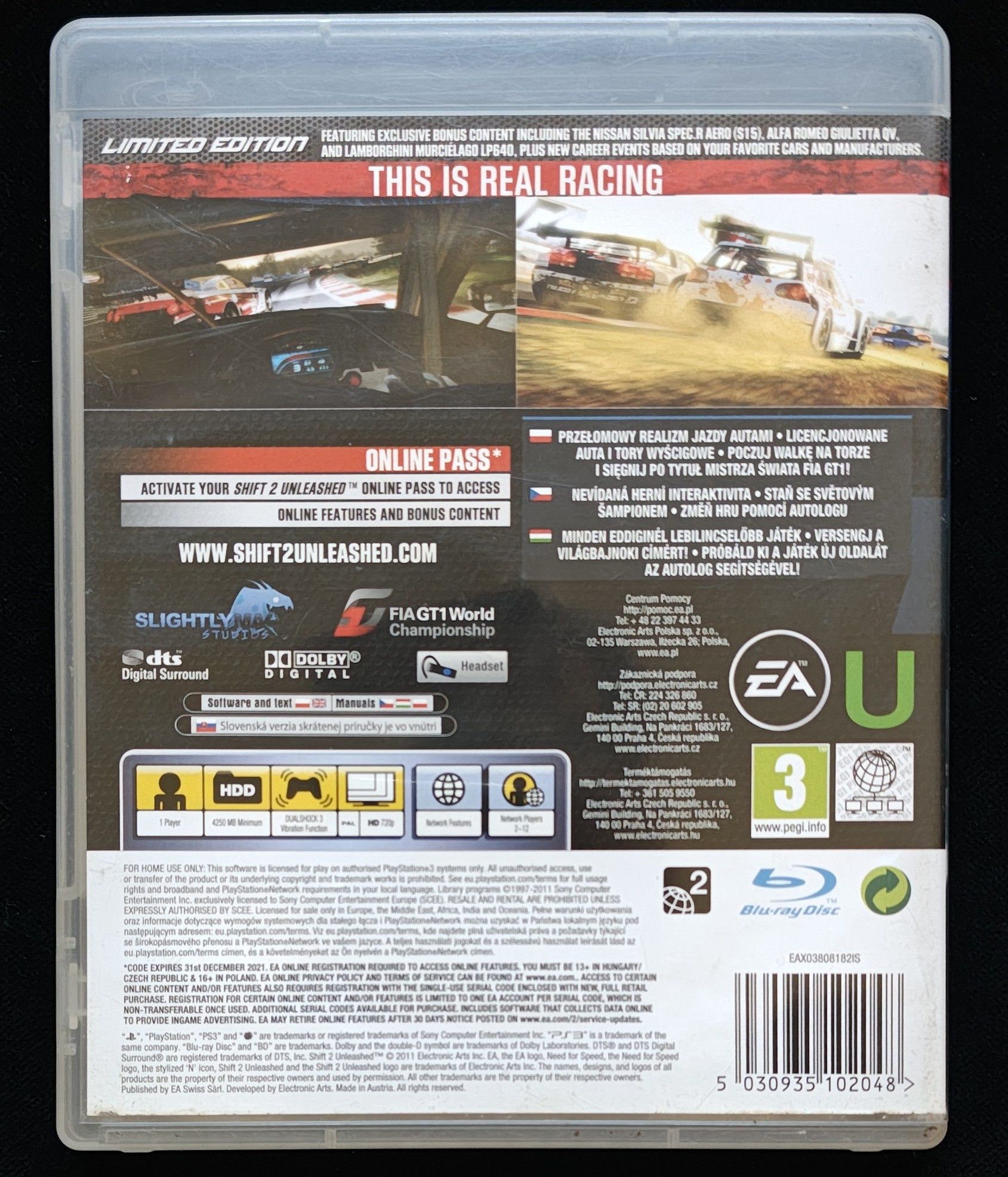 Need For Speed Shift 2 Unleashed PL na PS3 po polsku 3xPL BDB stan