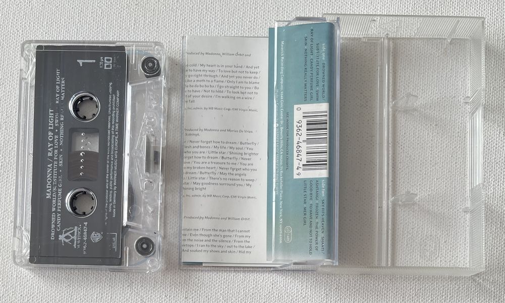 Madonna Ray of light kaseta magnetofonowa audio