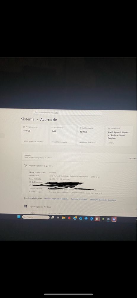 Portatil gaming omen 16 hp
