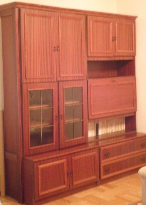 Komplet mebli, kolor mahoń